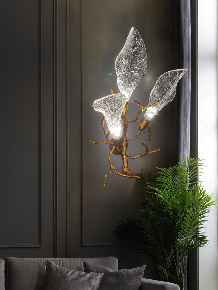 Contemporary Brass Wall Sconce Kevin Studio