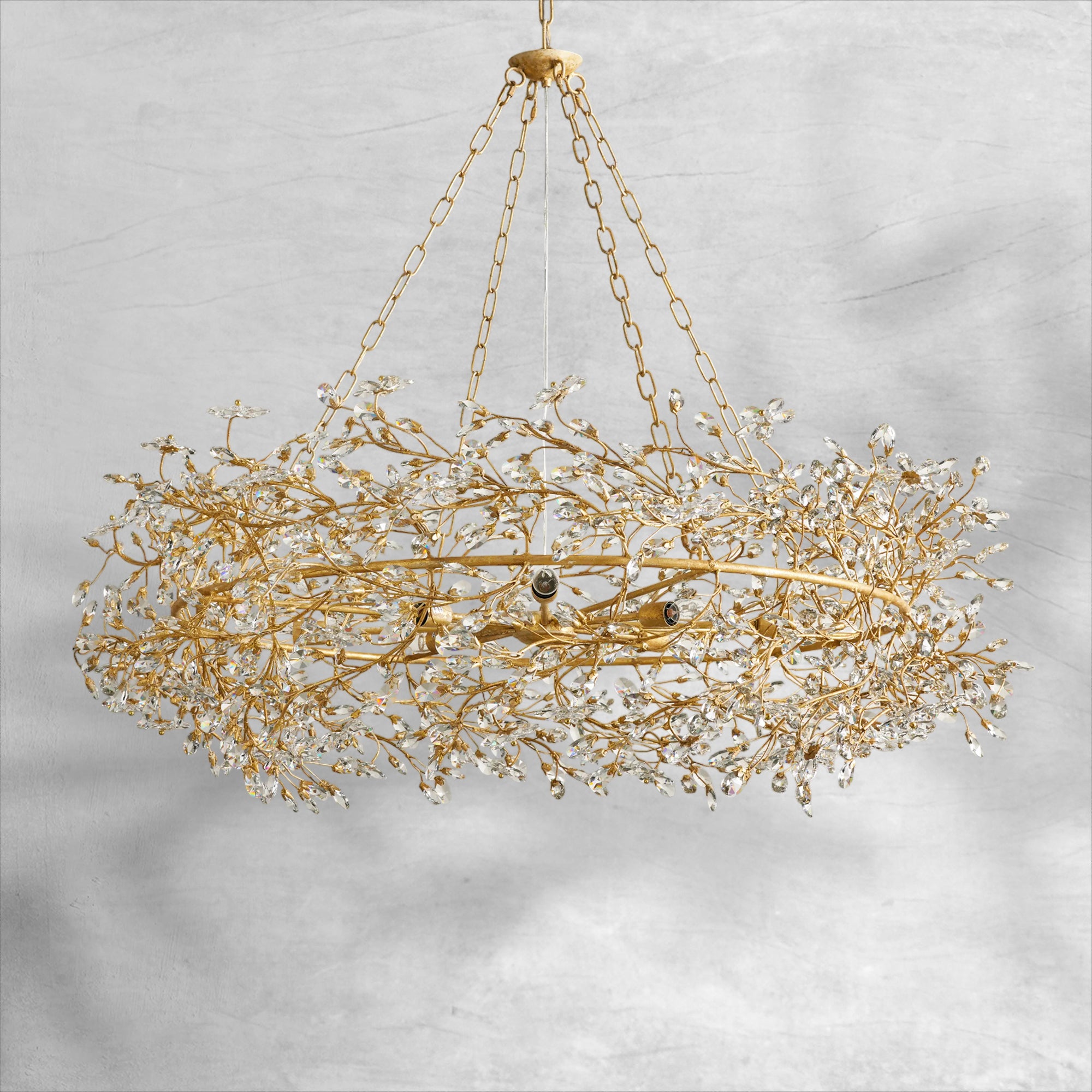 Fiore Crown Chandelier 39"48"60"