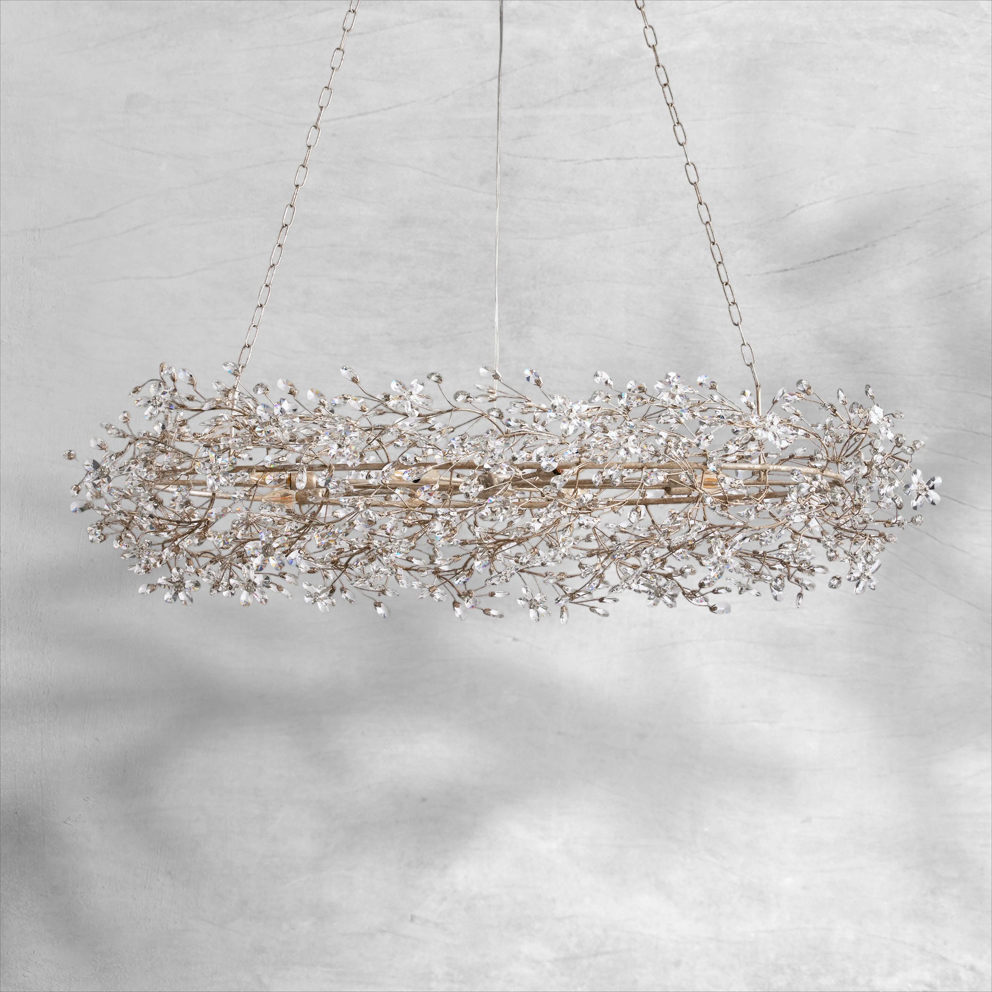 Fiore Oval Chandelier 62"74"
