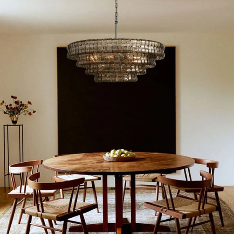 Ghiaccio Round Chandelier 24"36"48"60"