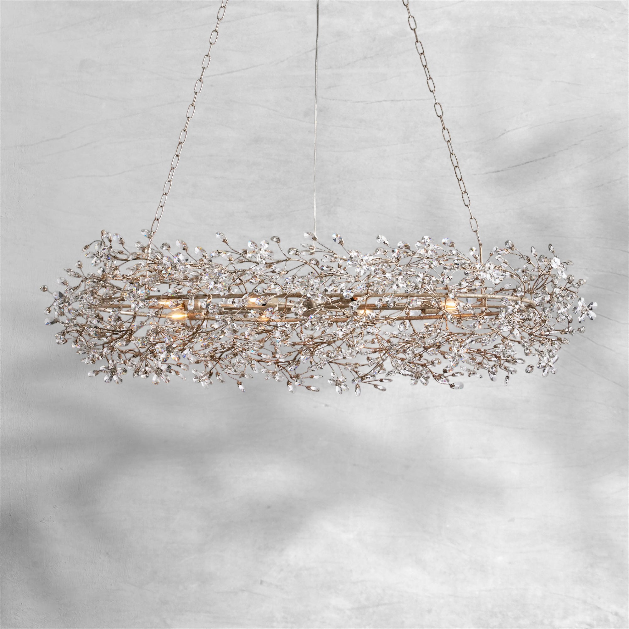 Fiore Oval Chandelier 62"74"