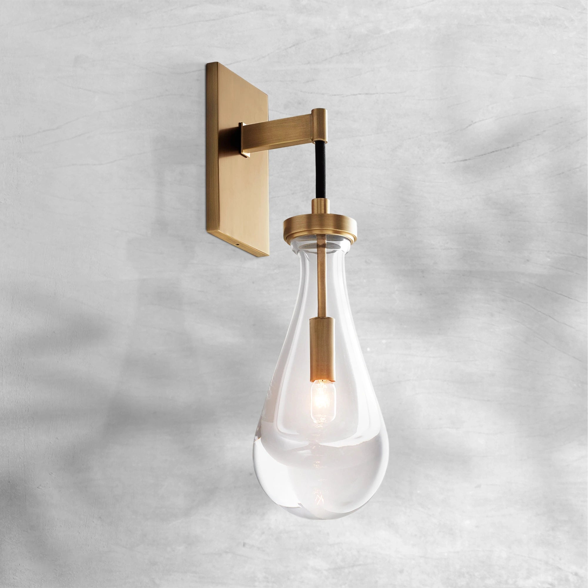 Raindrop Modern Wall Sconce 18"