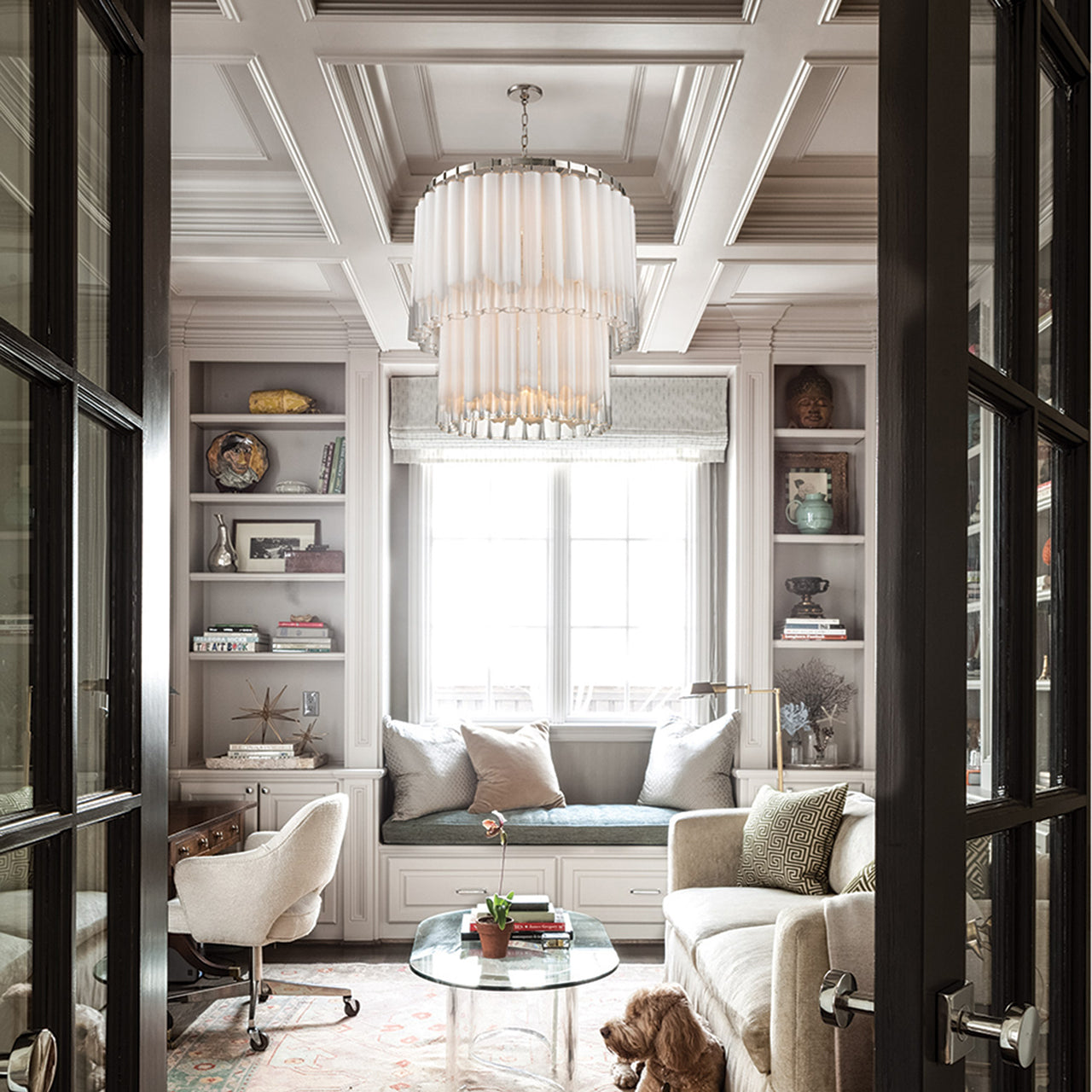 Torna 2-Tier Round Chandelier 23.8",31" Chandelier Kevin Studio 31"W
