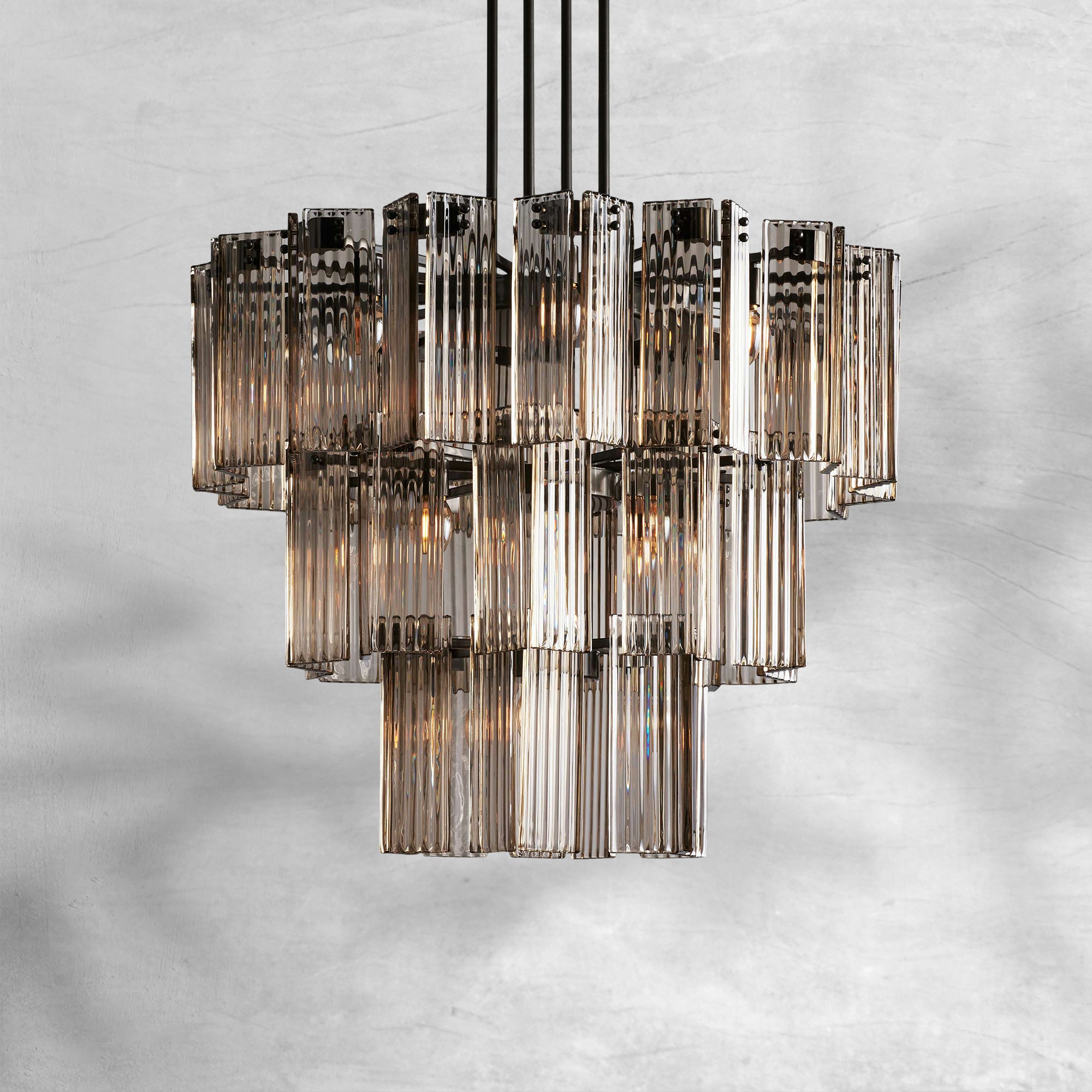Delsie Round Chandelier 38"48"60"