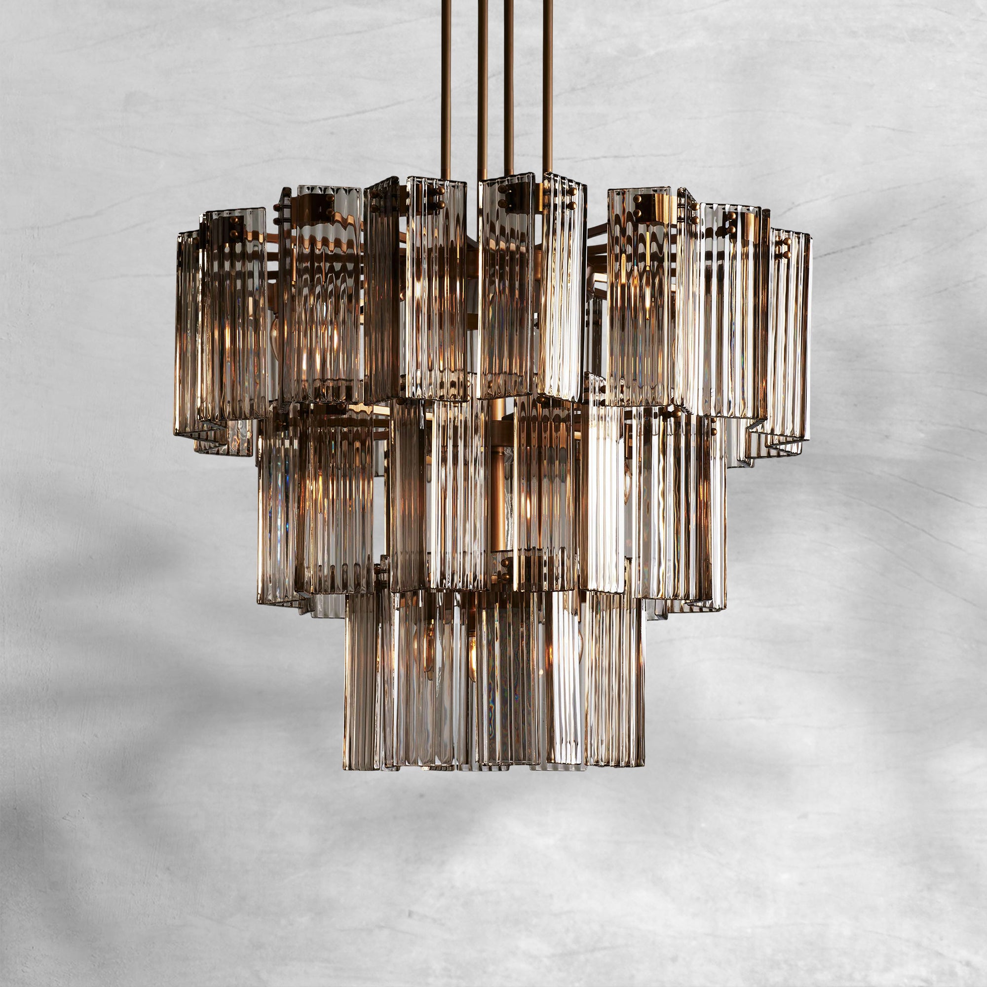 Delsie Round Chandelier 38"48"60"