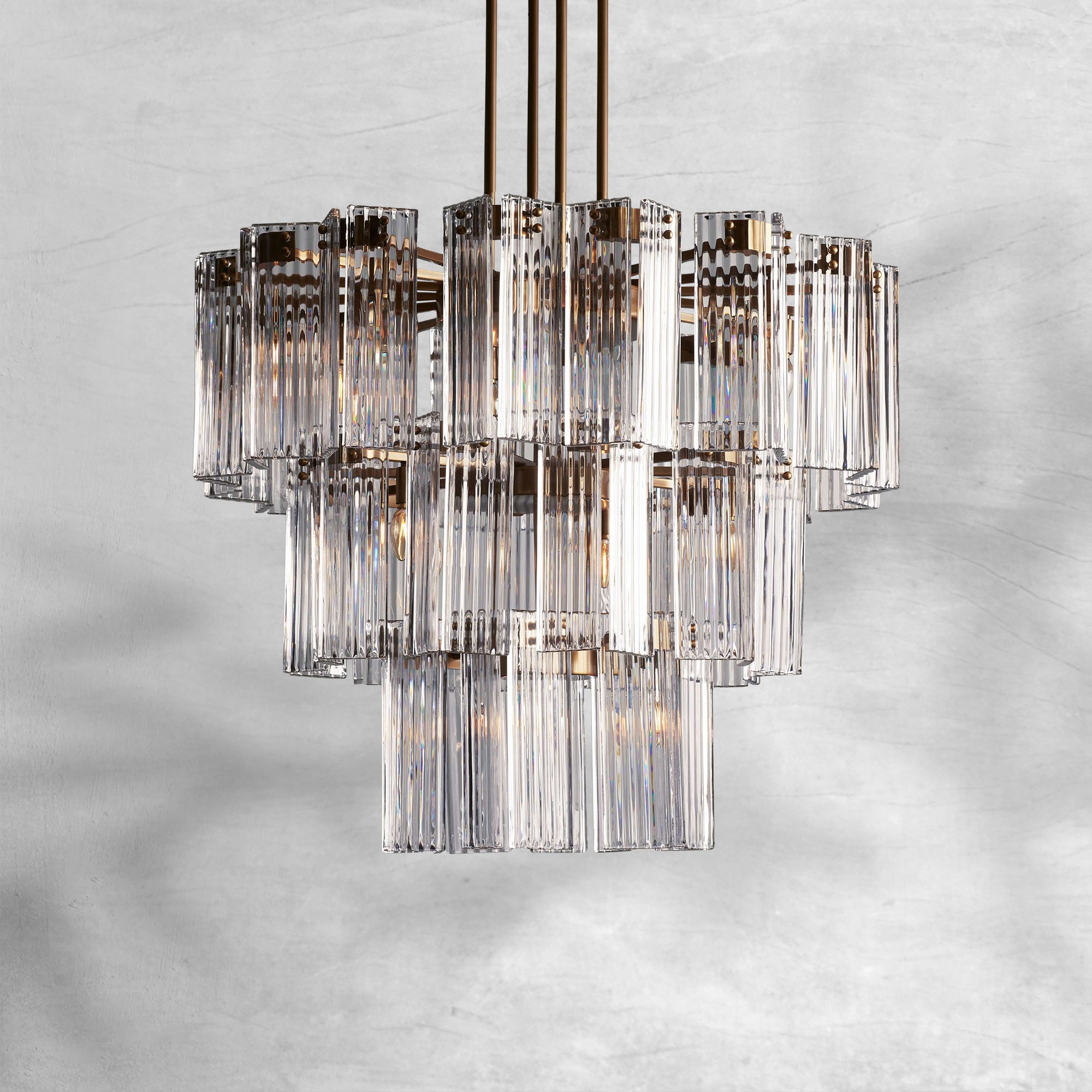 Delsie Round Chandelier 38"48"60"