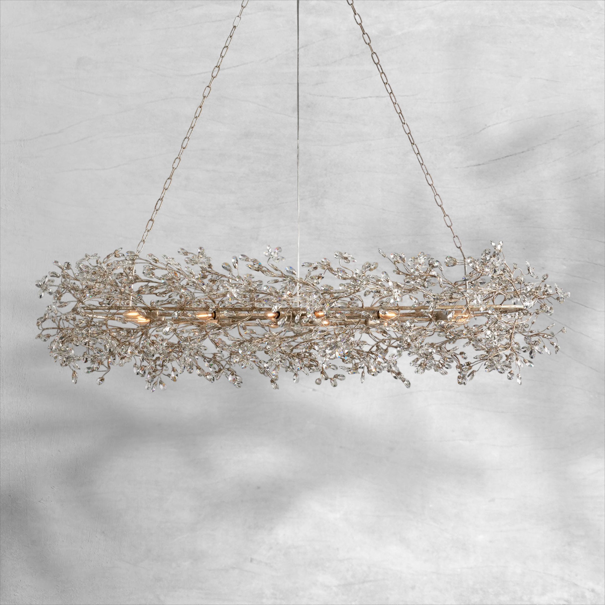 Fiore Oval Chandelier 62"74"