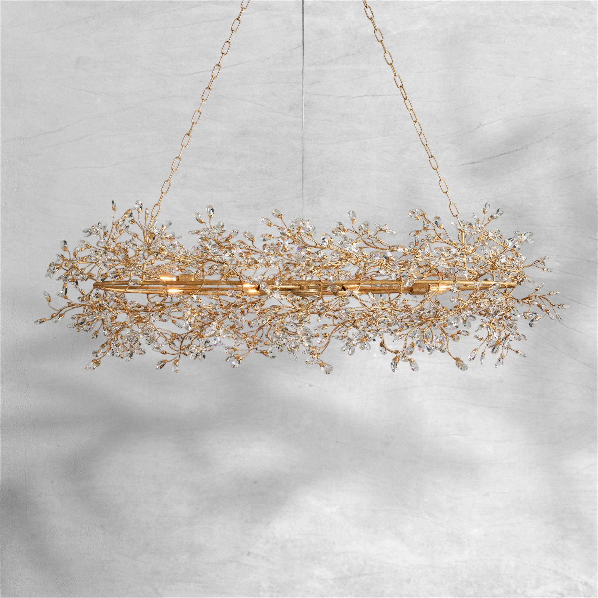 Fiore Oval Chandelier 62"74"