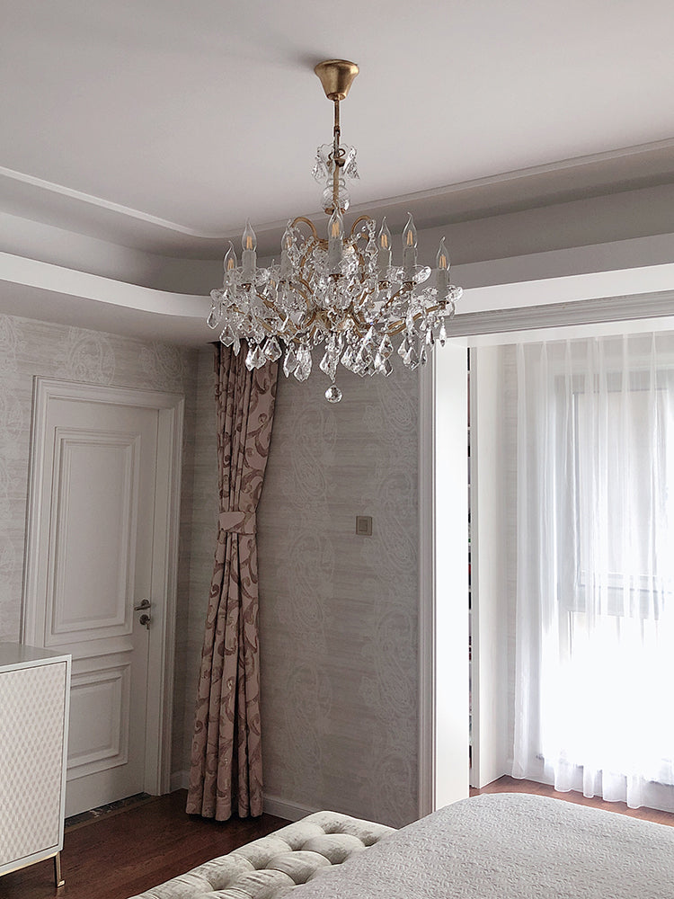 Luxury Traditional Crystal Round Chandelier chandeliers for dining room,chandeliers for stairways,chandeliers for foyer,chandeliers for bedrooms,chandeliers for kitchen,chandeliers for living room Kevin Studio Inc