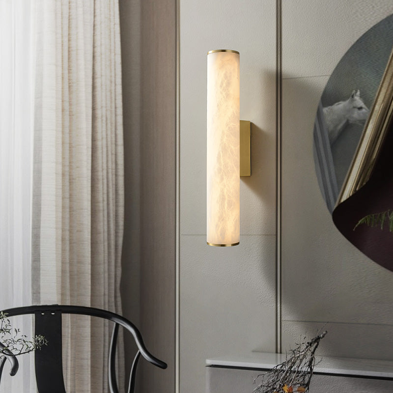 Modern Alabaster Melange Bathroom Sconce, Vanity Light chandeliers for dining room,chandeliers for stairways,chandeliers for foyer,chandeliers for bedrooms,chandeliers for kitchen,chandeliers for living room Kevinstudiolives Large Brass