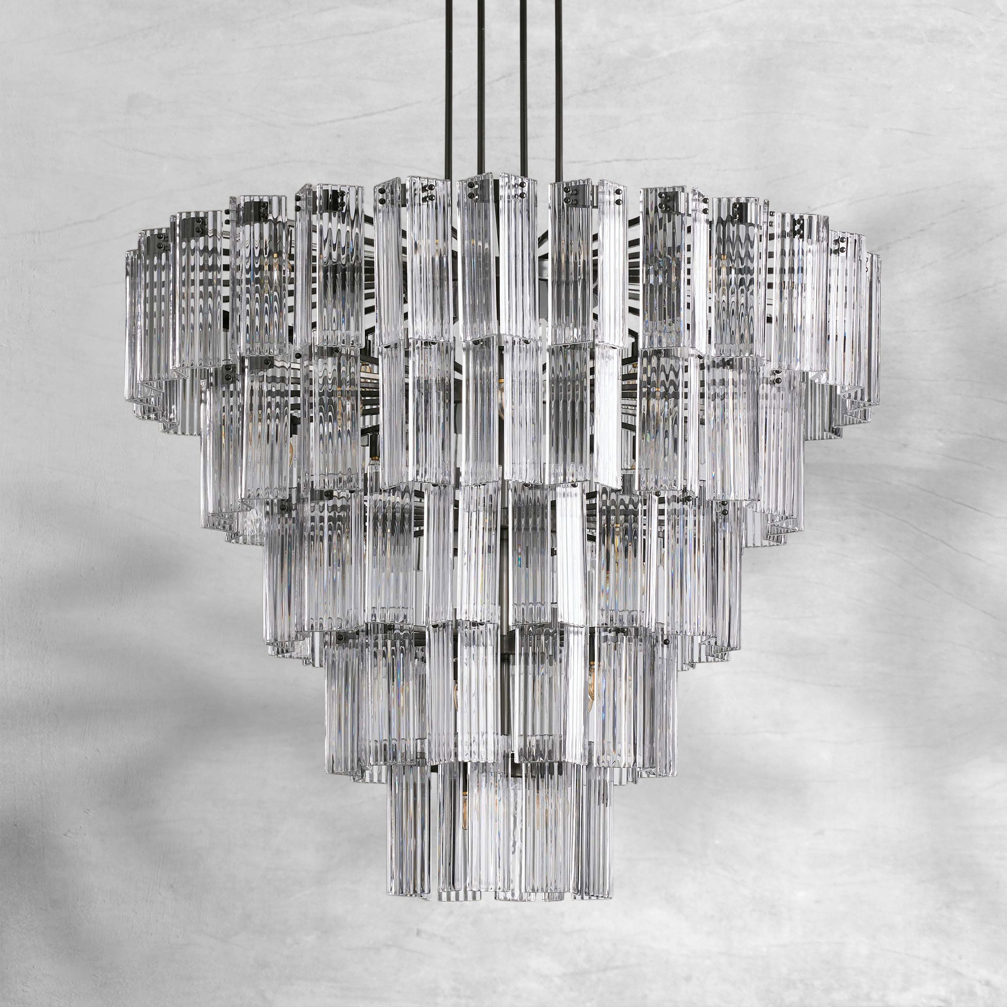 Delsie Round Chandelier 38"48"60"
