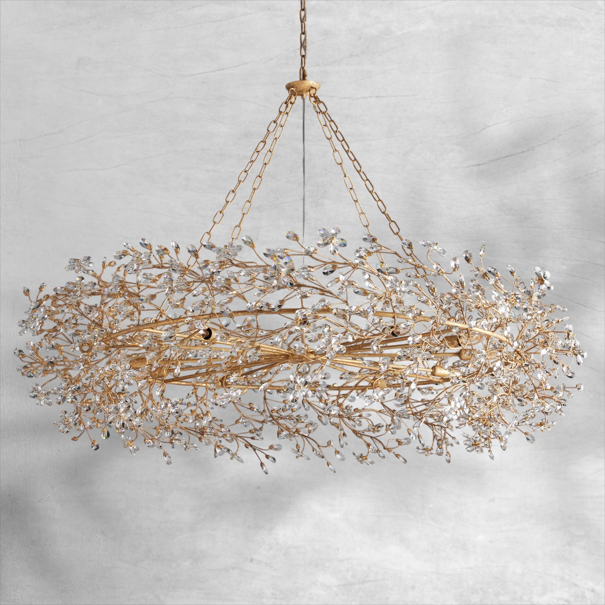 Fiore Crown Chandelier 39"48"60"
