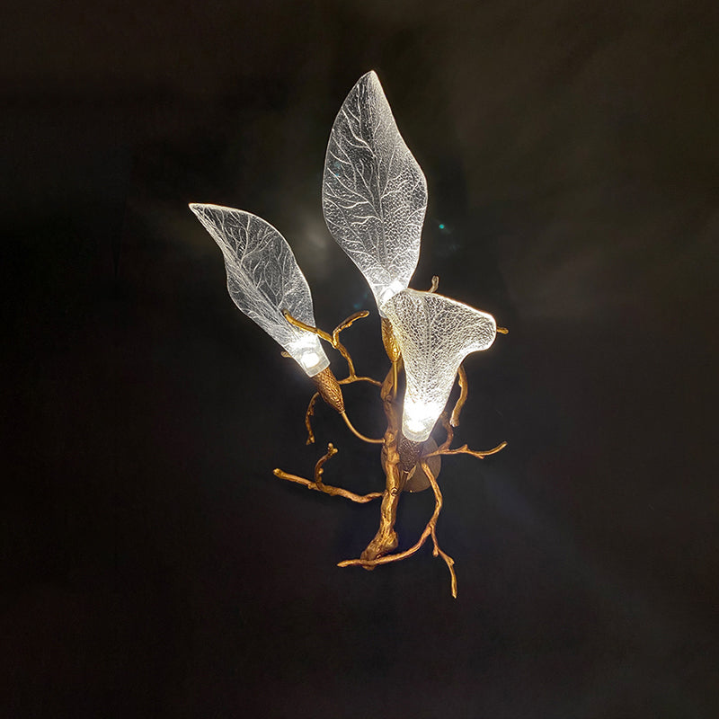 Contemporary Brass Wall Sconce Kevin Studio