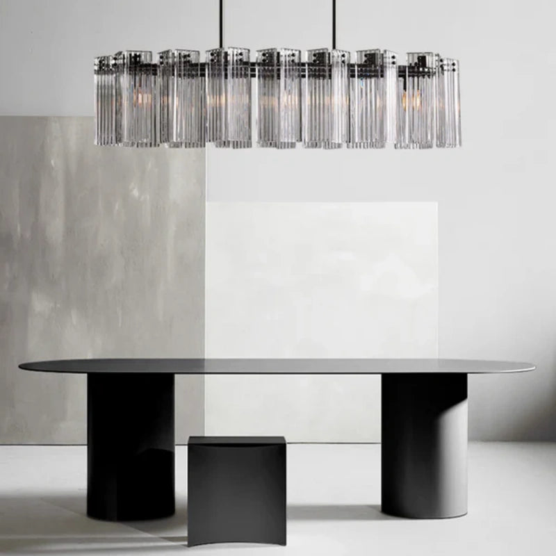 Delsie Oval Chandelier 51"63"72"