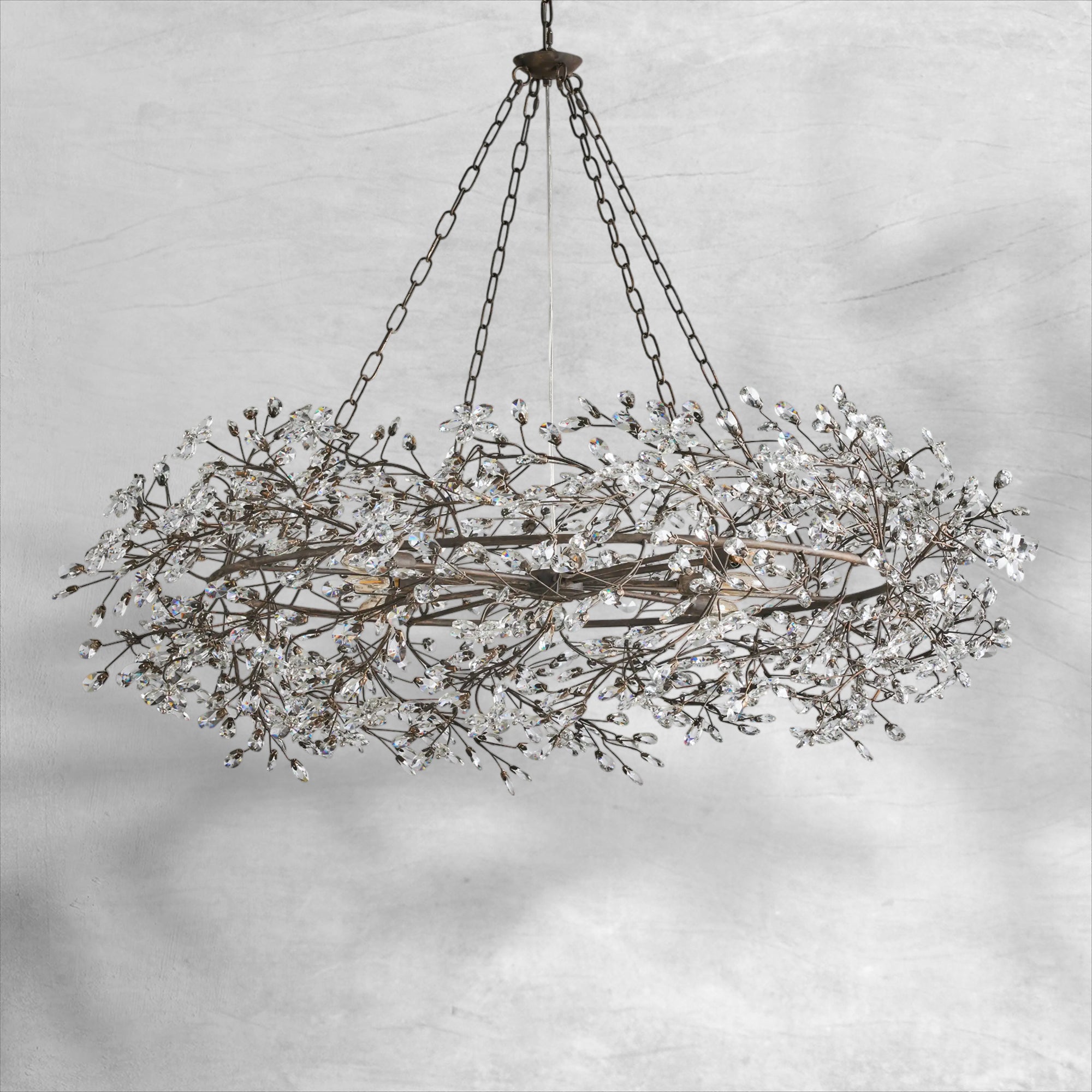 Fiore Crown Chandelier 39"48"60"