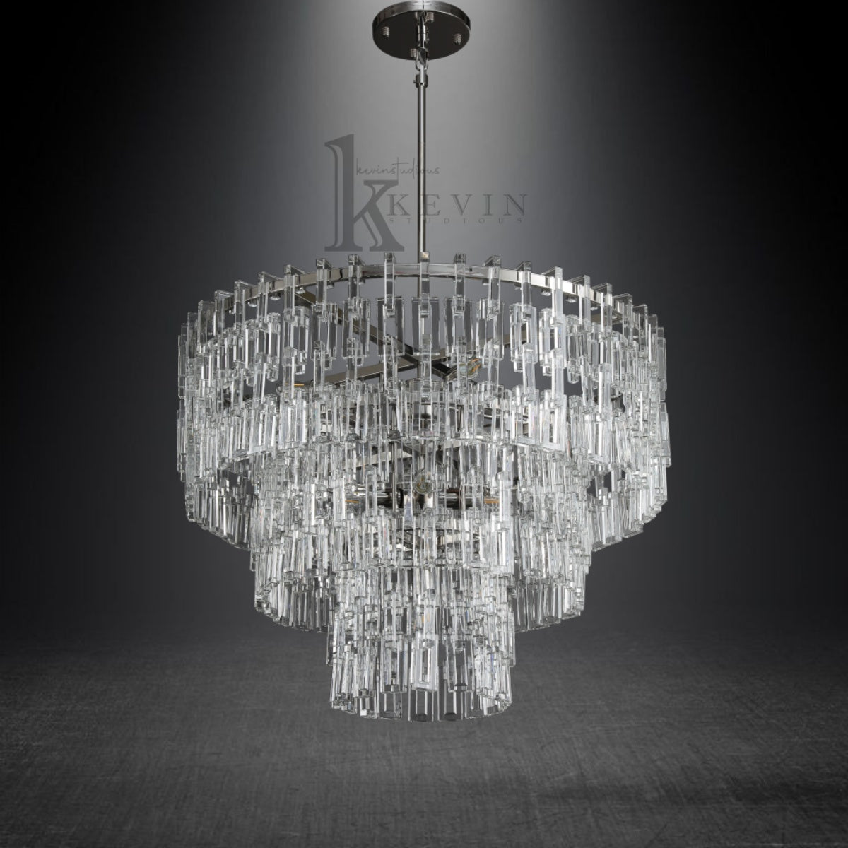 Marigan Modern Tiered Round Crystal Chandelier 36'', 48", 60"