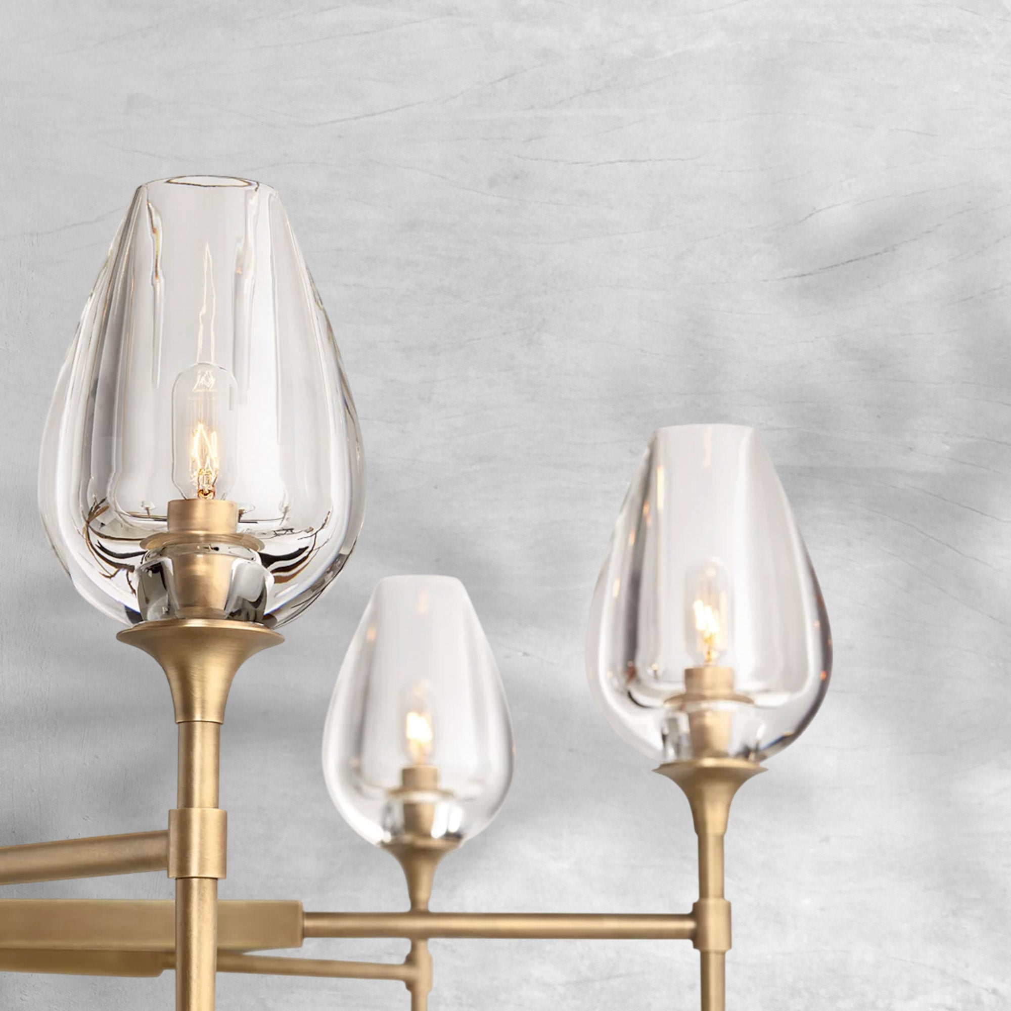 Tulipe Round Chandelier 27", 42", 54"