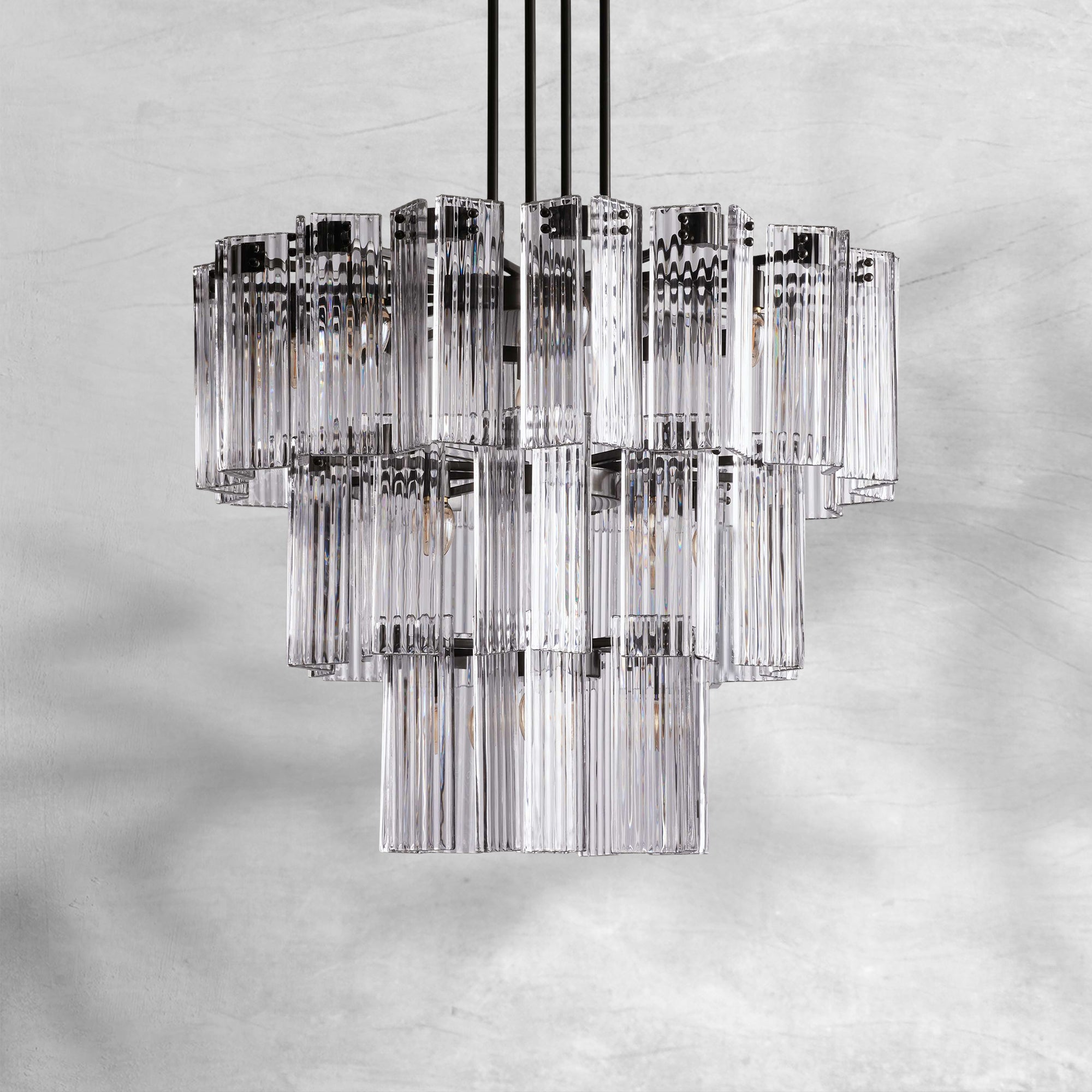 Delsie Round Chandelier 38"48"60"