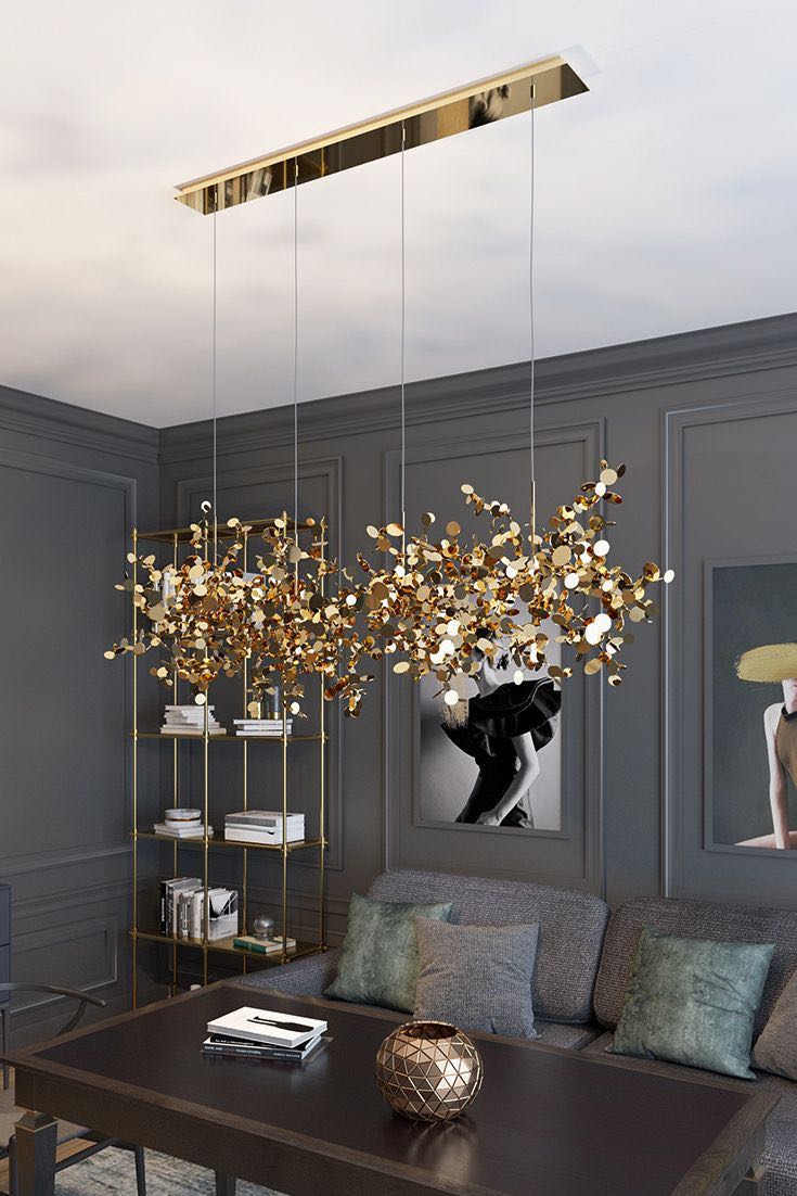 Nordic Modern Creative Fashion Stainless Steel Decorative Chandelier Dining / Living Room / Bar / Cafe Chandeliers Kevinstudiolives
