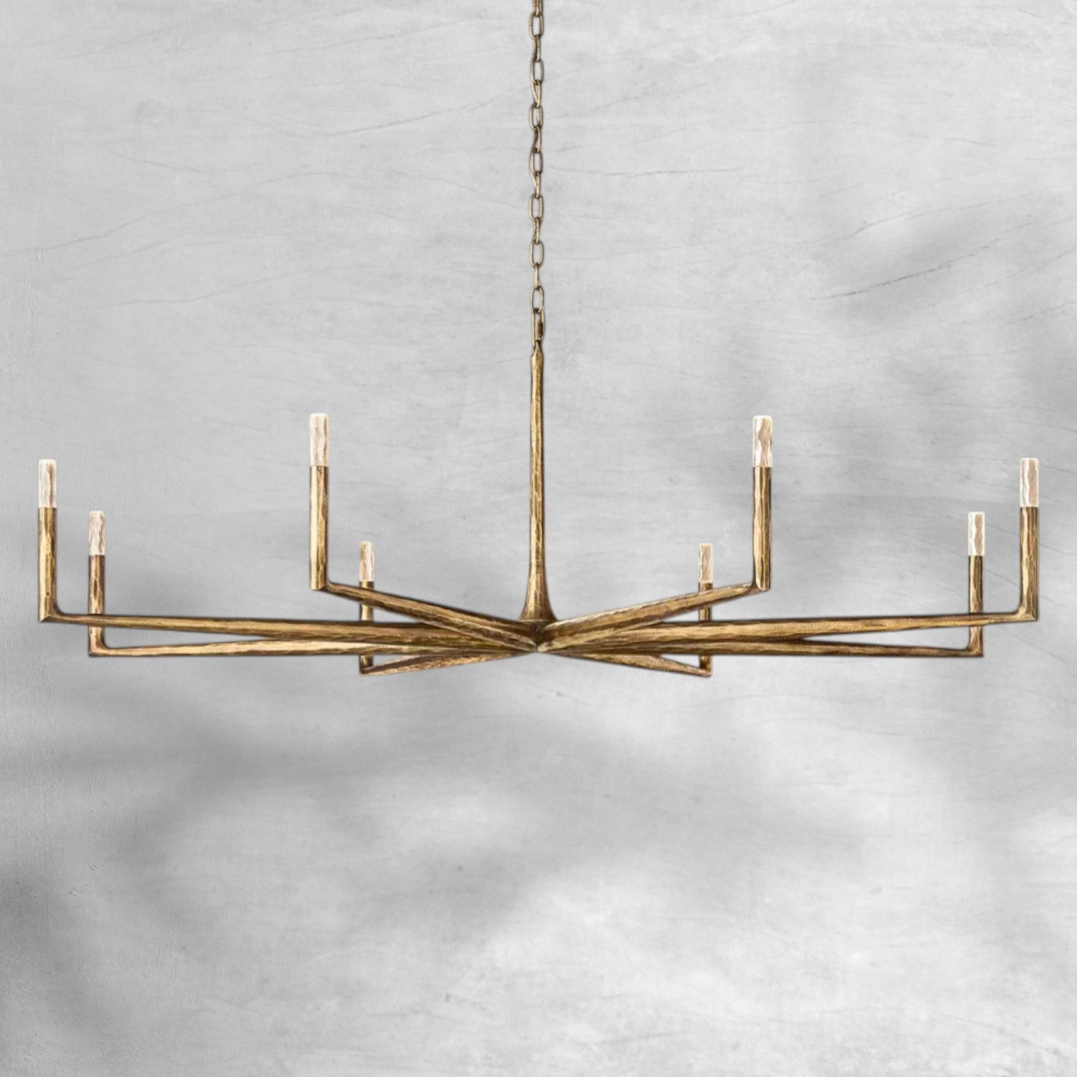 Thaddeas Forged Round Chandelier 36"/48"/60"/72"