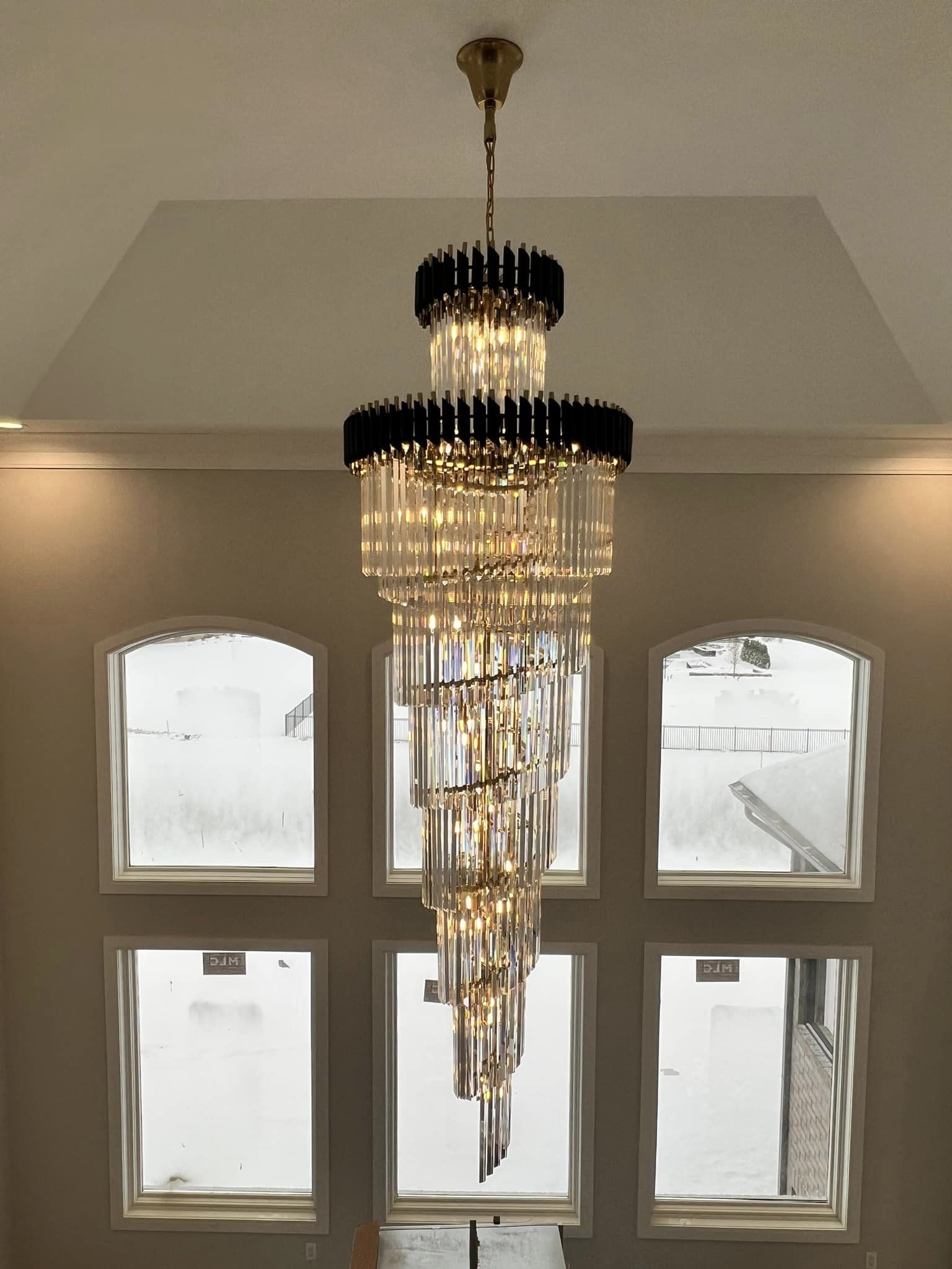 Helix Crystal Elegance Chandelier for Entrance and Staircase Chandeliers Kevinstudiolives