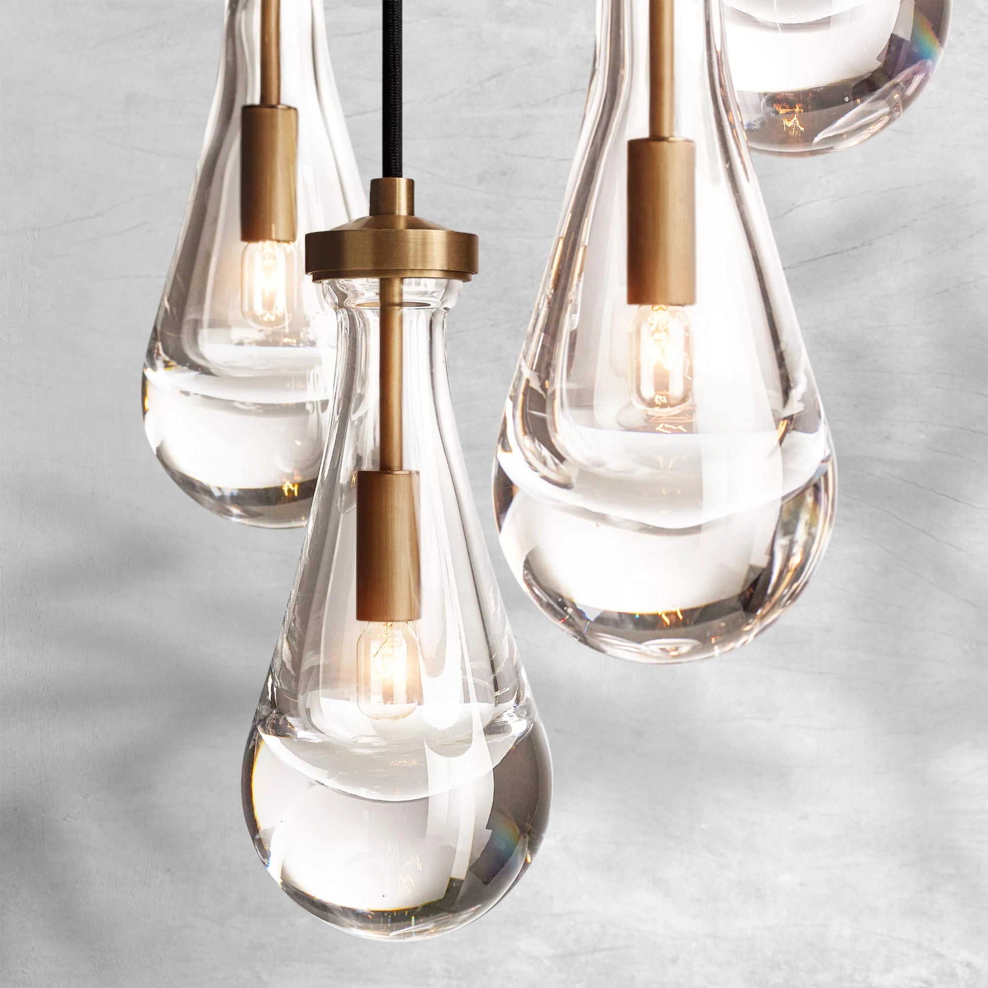 Raindrop Round Chandelier 18" 36" 47" 60"