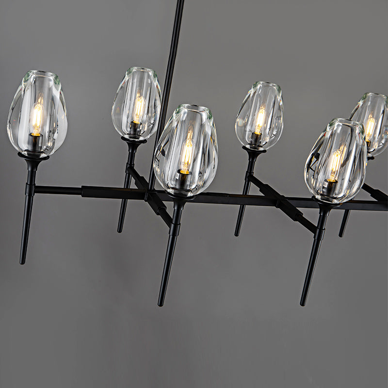 Tulipe Linear Chandelier 52", 65"