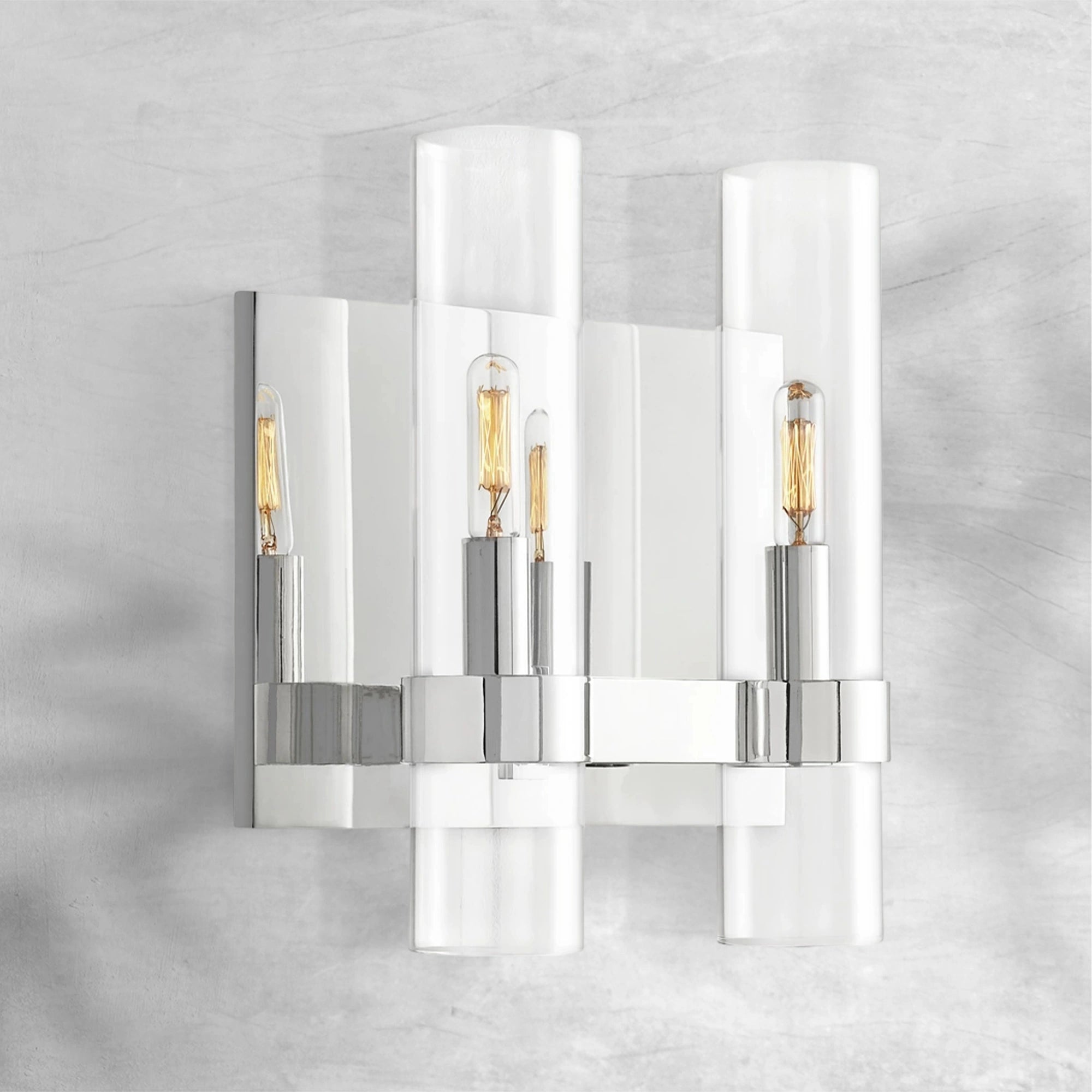 Lavelle Glass Double Wall Sconce