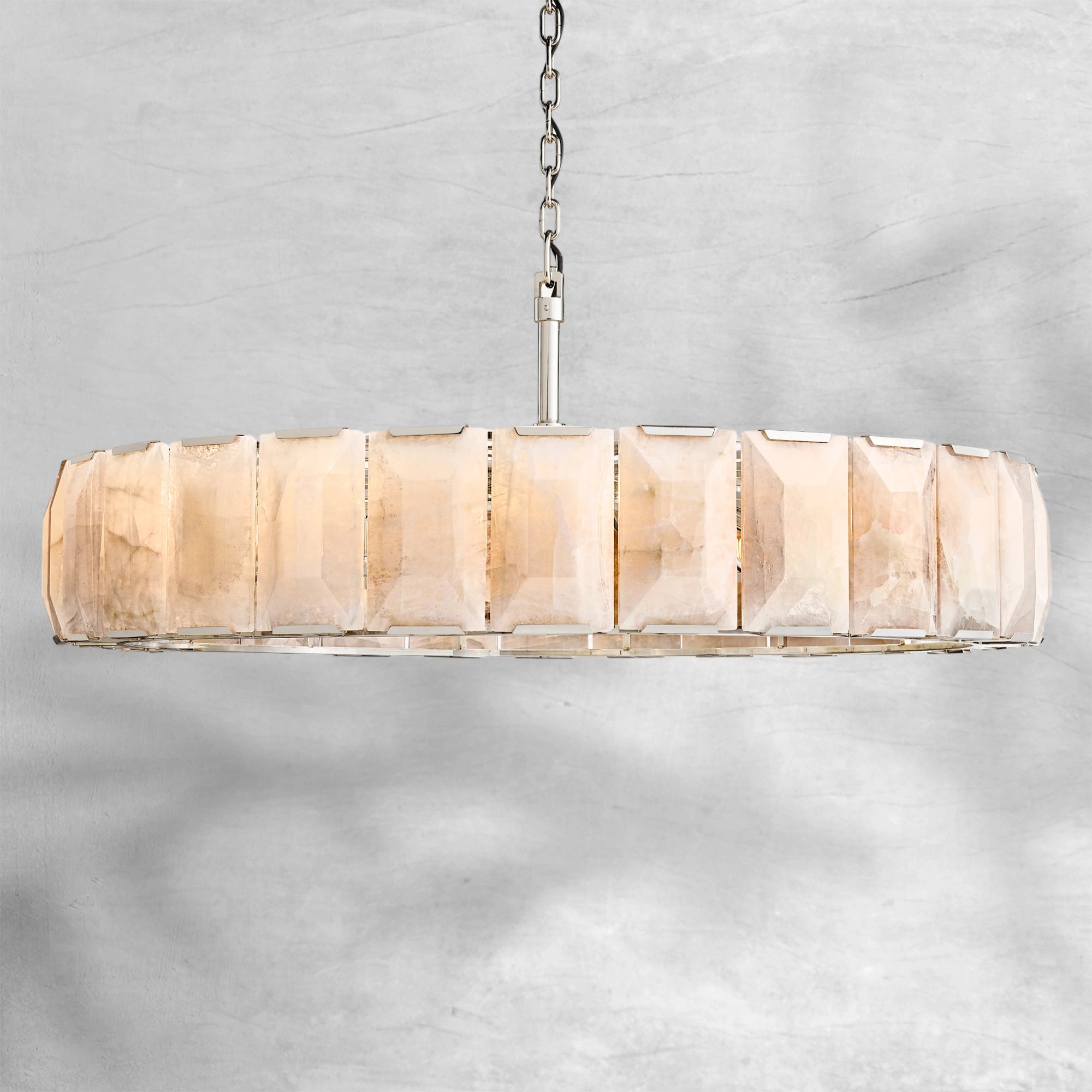 Harlew Calcite Round Chandelier 19"/31"/43"/60"