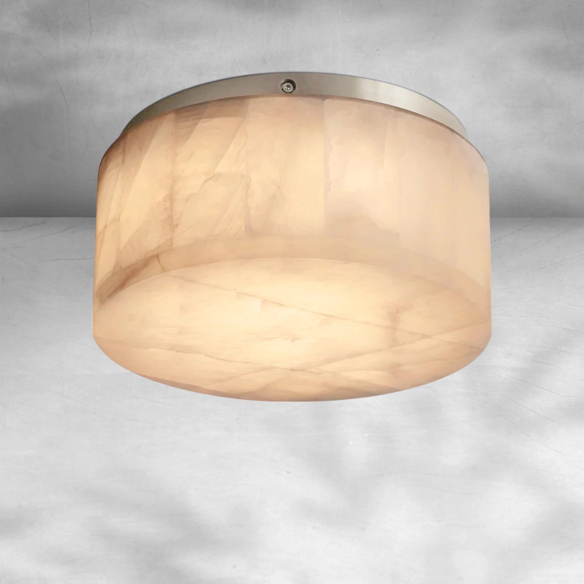 Rivaga Calcite Round Flushmount 6"10"14"