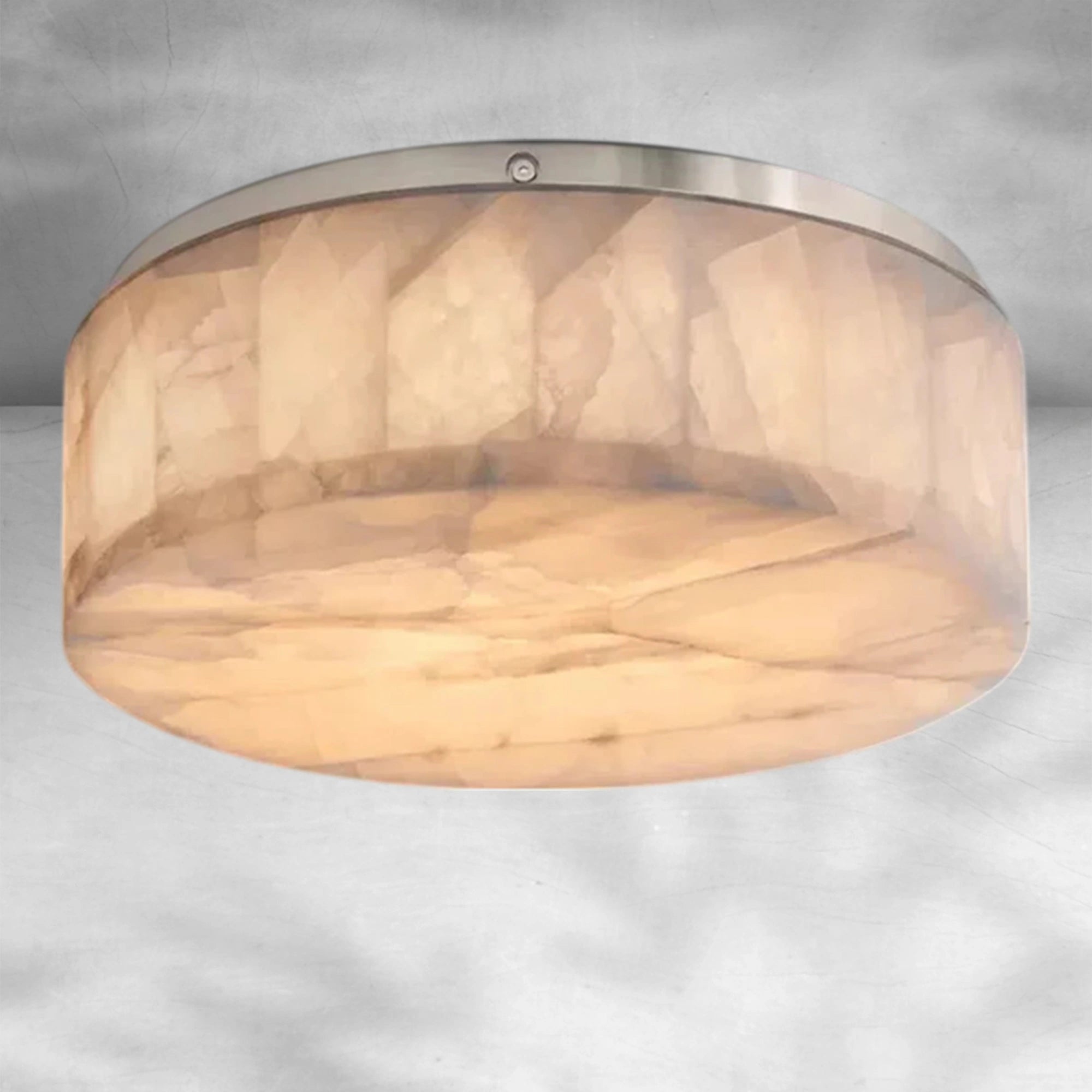 Rivaga Calcite Round Flushmount 6"10"14"