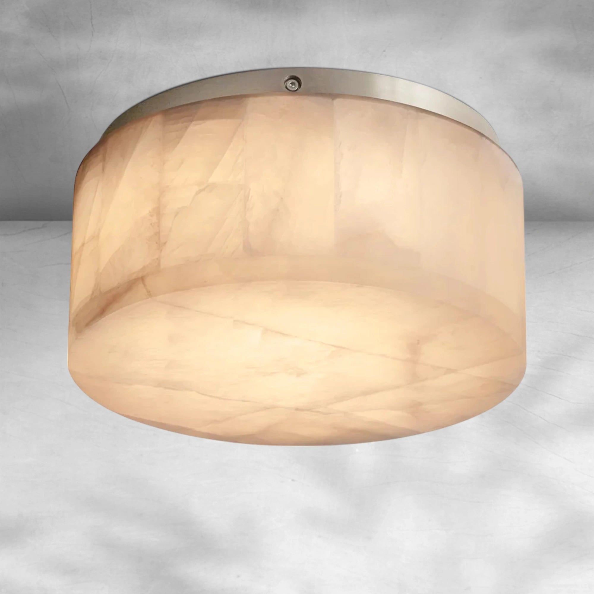 Rivaga Calcite Round Flushmount 6"10"14"