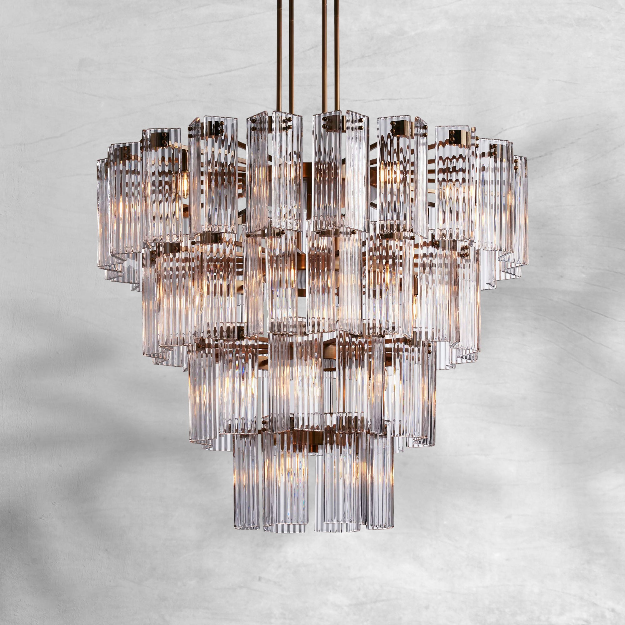 Delsie Round Chandelier 38"48"60"