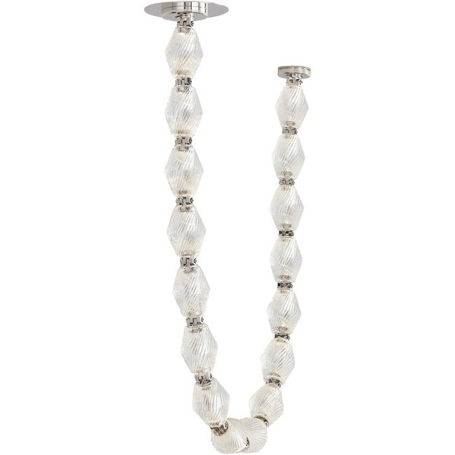 Luxury Crystal Beaded Long Chandelier for High Ceiling 12ft/10ft(customize) Pendant Light Kevin Studio