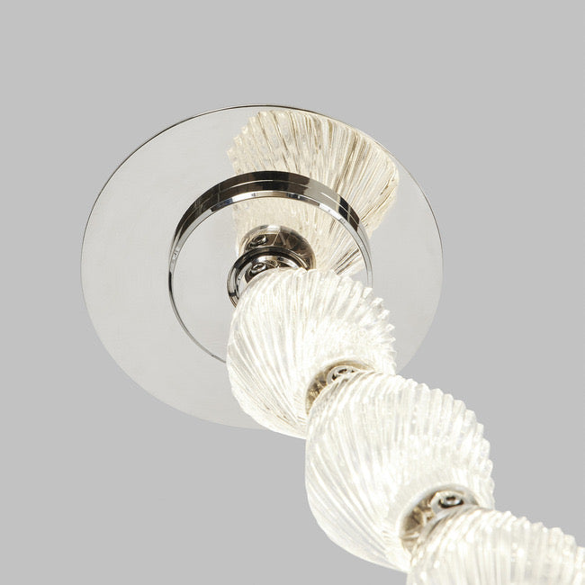 Luxury Crystal Beaded Long Chandelier for High Ceiling 12ft/10ft(customize) Pendant Light Kevin Studio