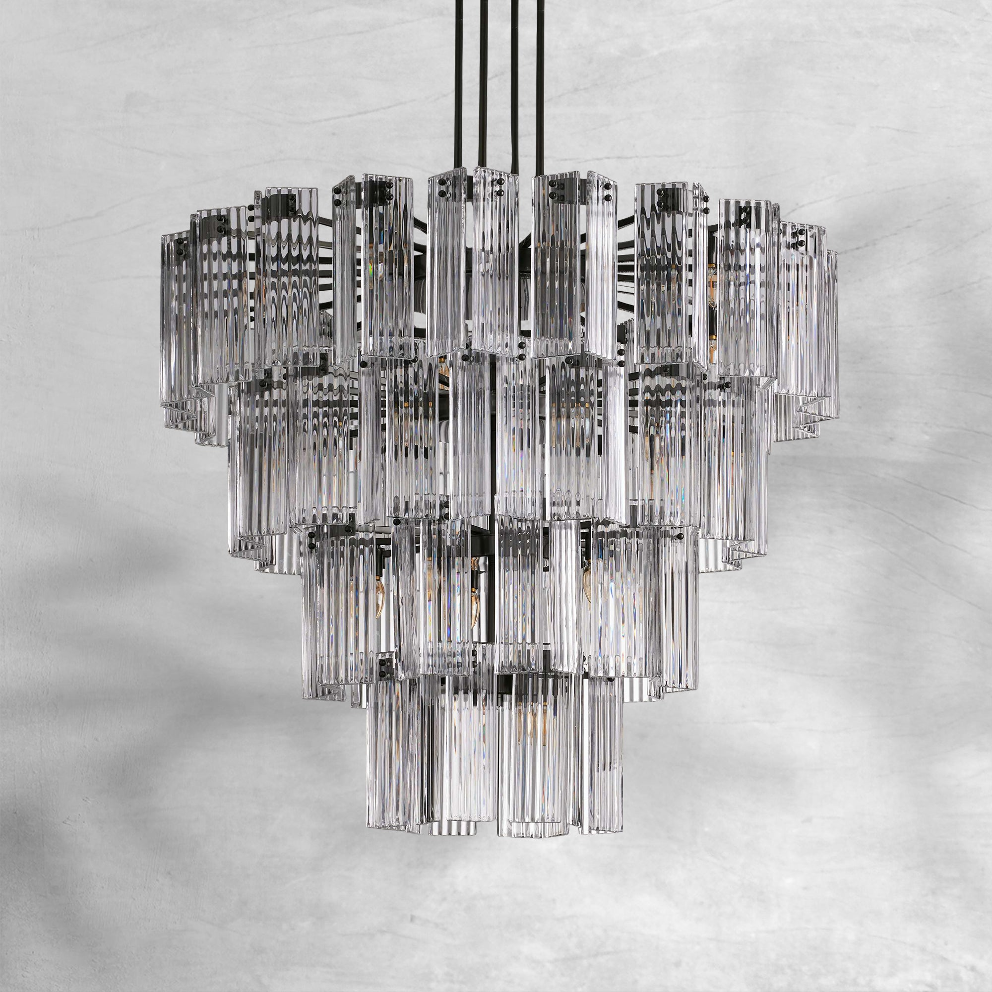 Delsie Round Chandelier 38"48"60"