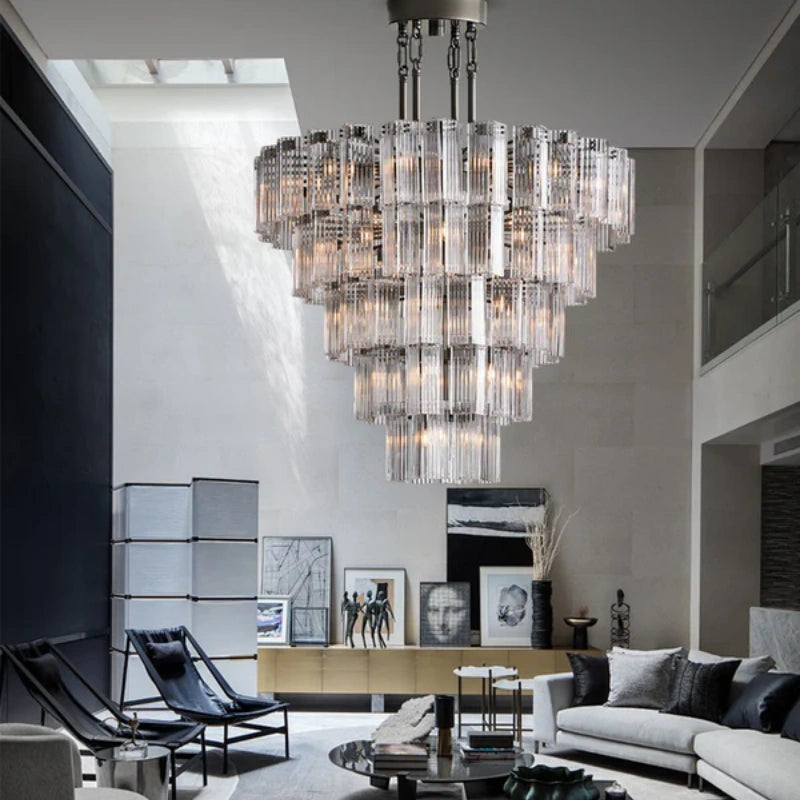 Delsie Round Chandelier 38"48"60"