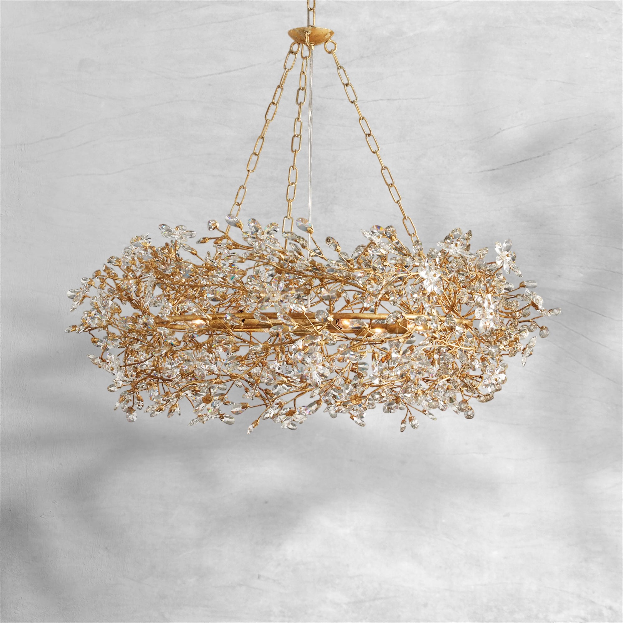 Fiore Crown Chandelier 39"48"60"