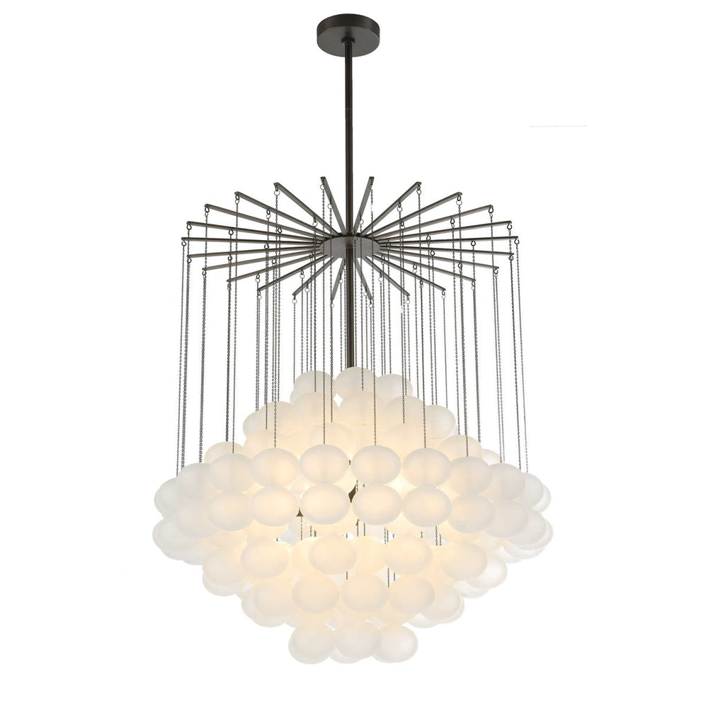6 Lights Frosted glass bubbles Chandelier Chandeliers Kevinstudiolives
