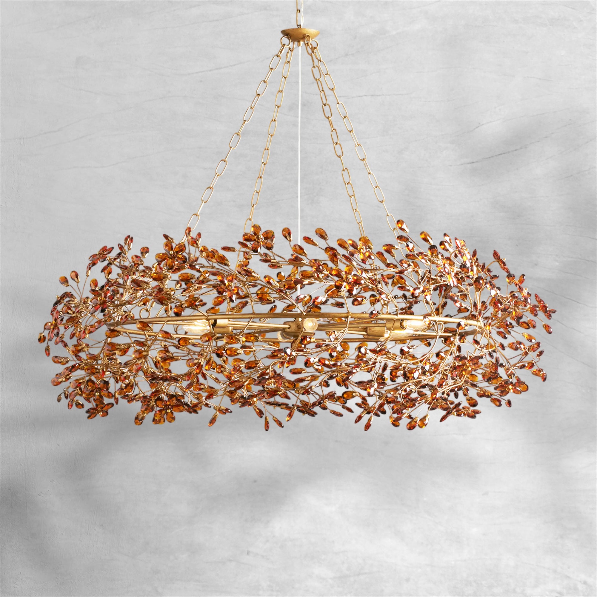 Fiore Crown Chandelier 39"48"60"