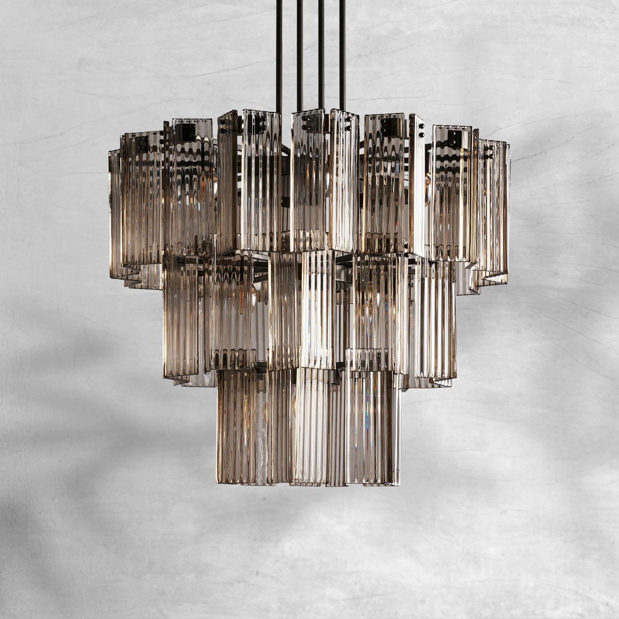 Delsie Round Chandelier 38"48"60"