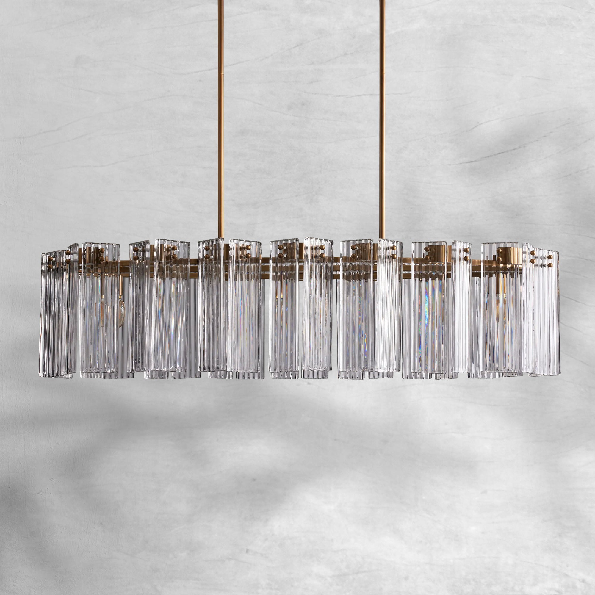 Delsie Oval Chandelier 51"63"72"