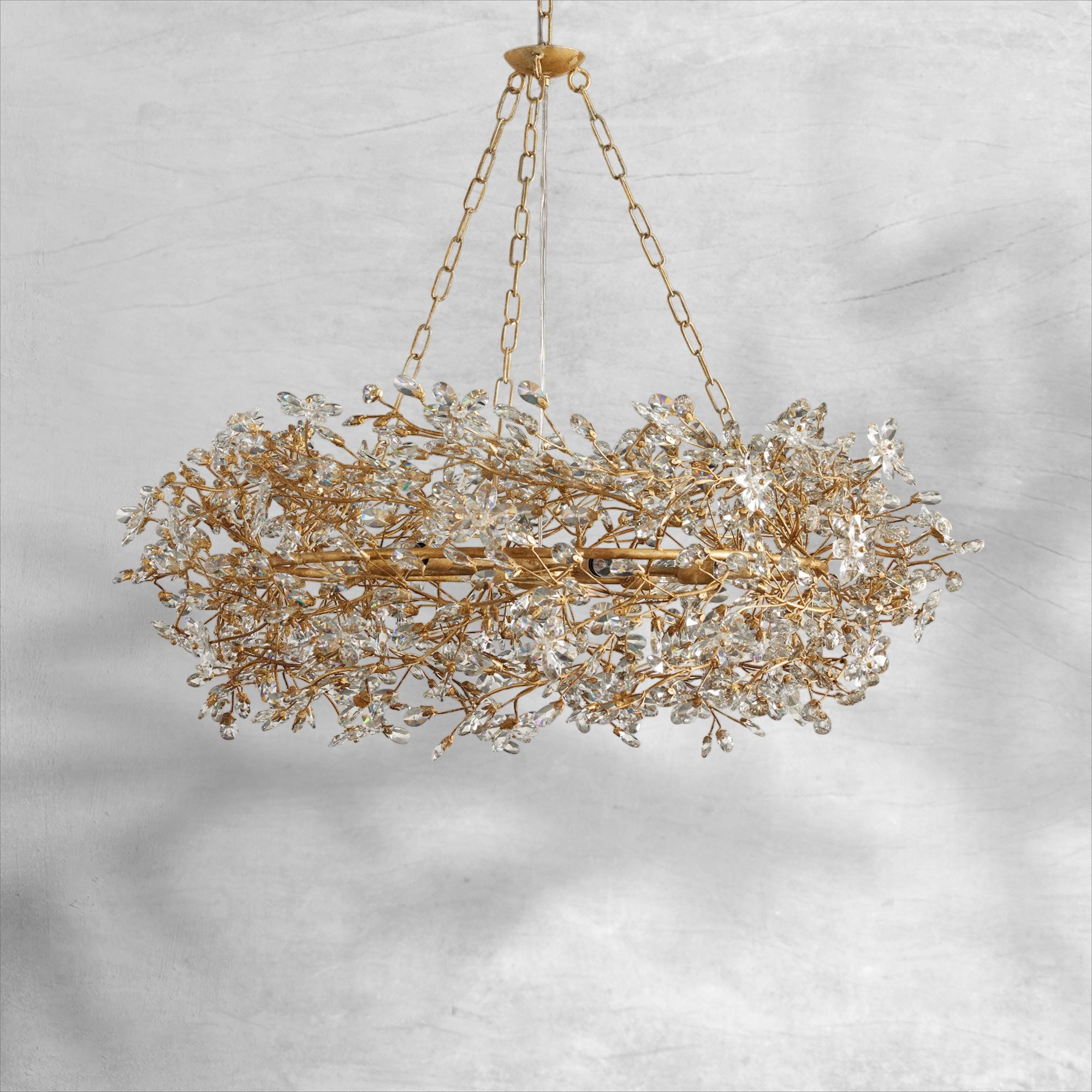Fiore Crown Chandelier 39"48"60"
