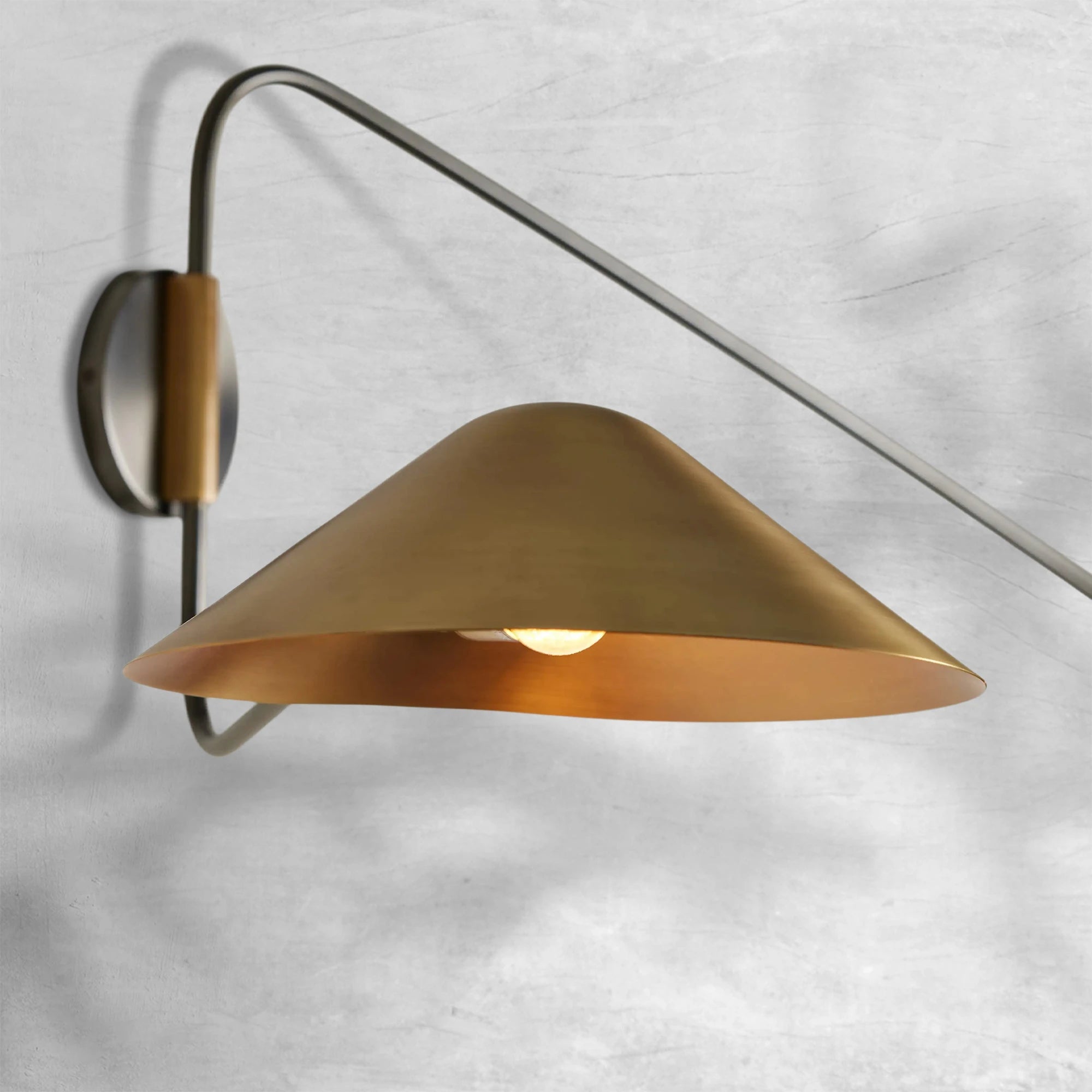 Simms Long Arm Double Wall Sconce