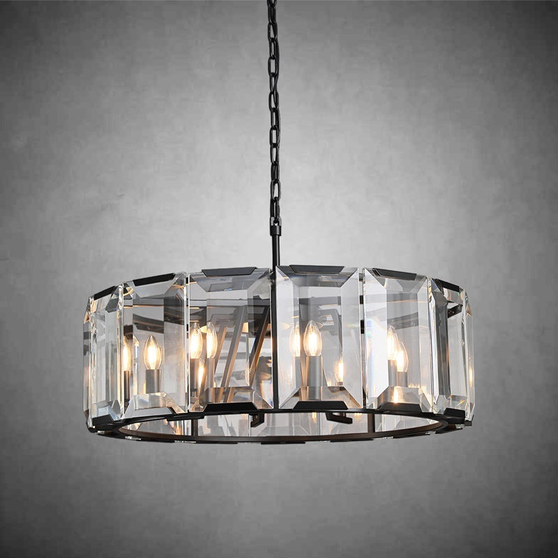 Harlew Crystal Round Chandelier 19"31"43"60"
