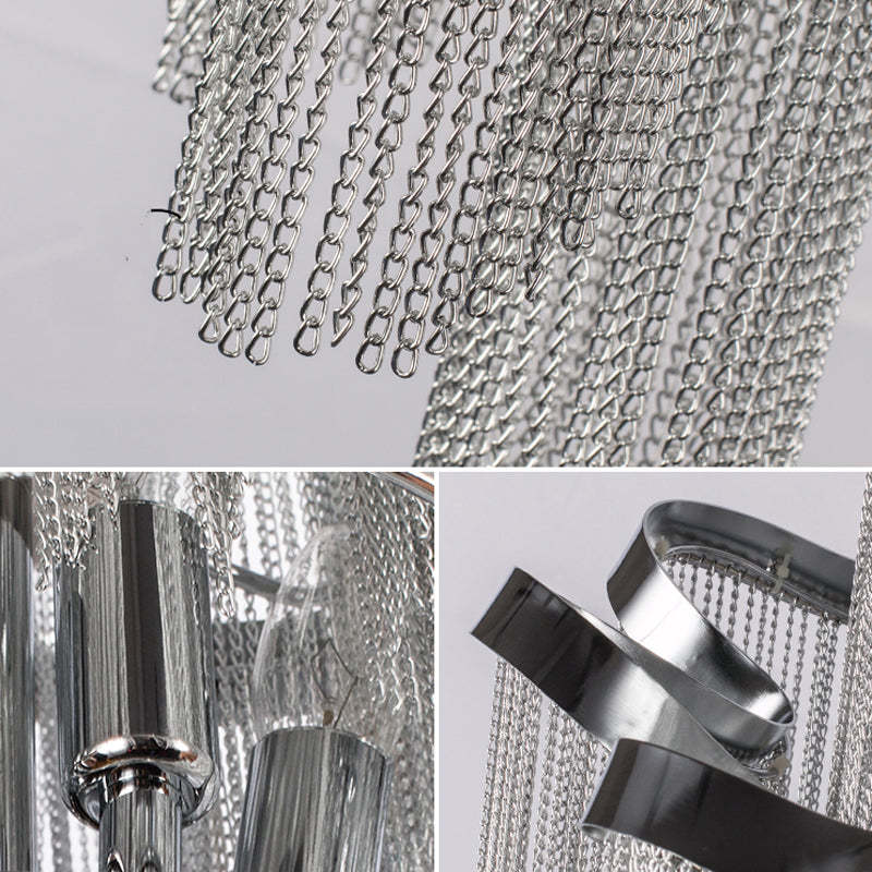 Kevin Glenn Aluminum Chain Tassel Stream Chandelier Chandeliers Kevinstudiolives
