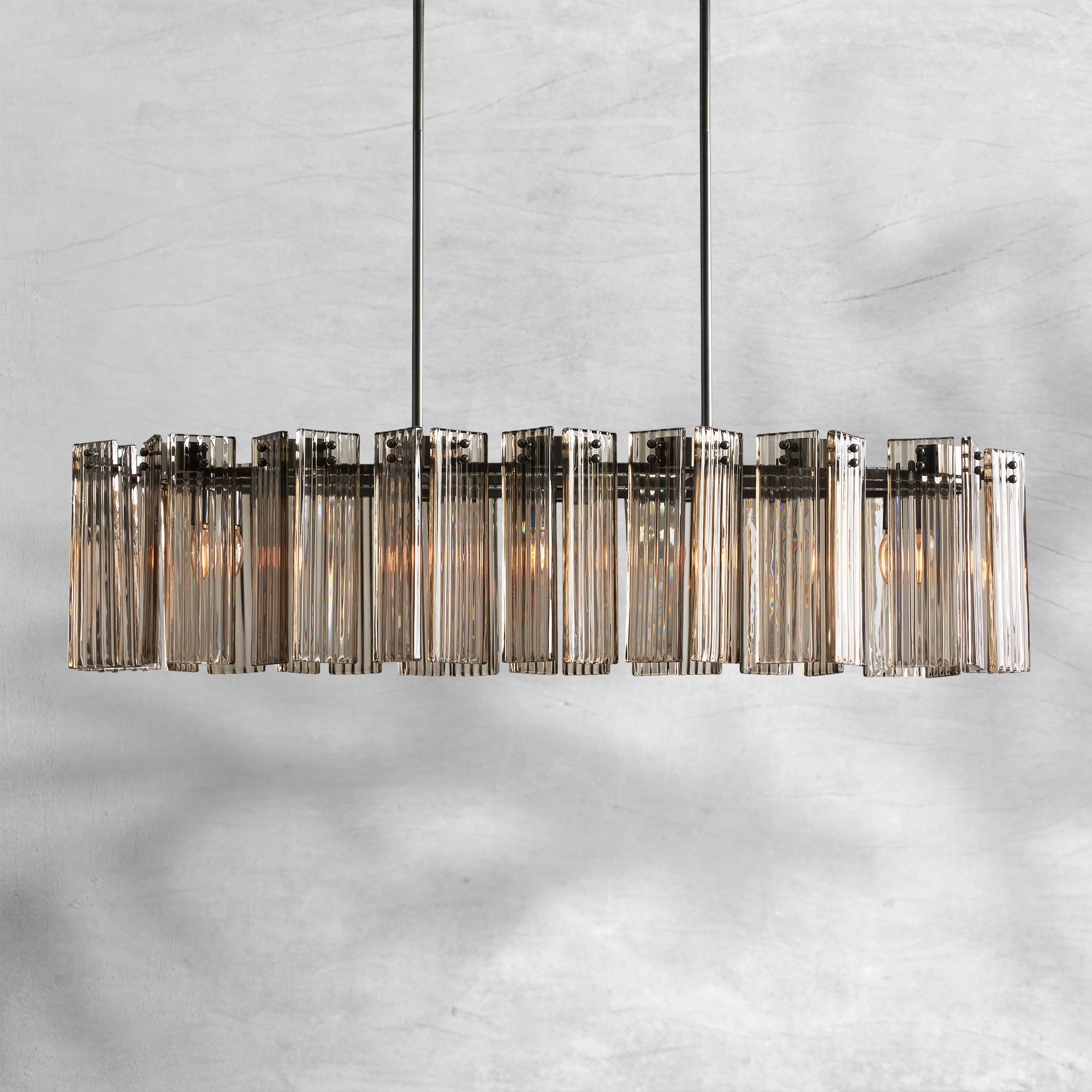 Delsie Oval Chandelier 51"63"72"