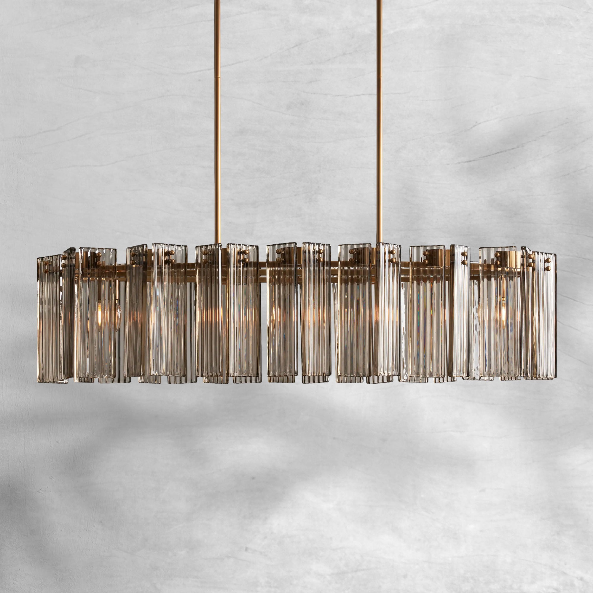 Delsie Oval Chandelier 51"63"72"