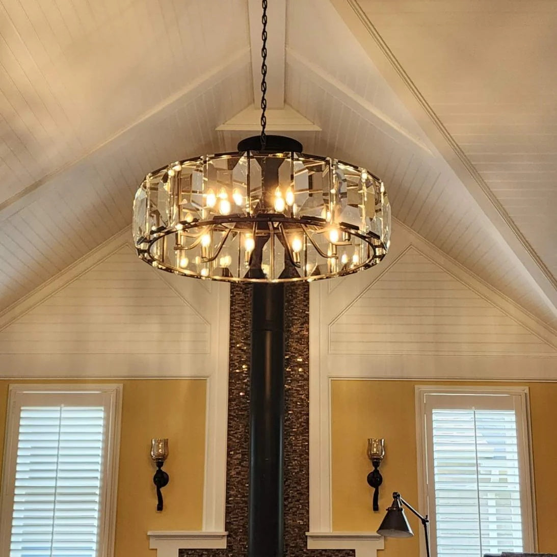 Harlew Crystal Round Chandelier 19"31"43"60"