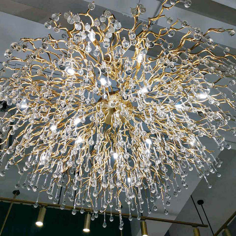 Kevin Tree Branch Kala Gold Branch Crystal Chandelier Chandeliers Kevinstudiolives